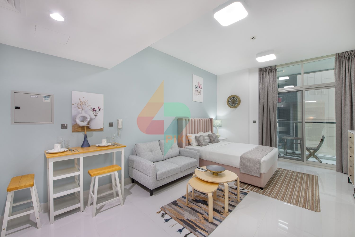 Elegant Studio Apartment in Arabian Gate 1, Dubai Silicon Oasis Pikskey